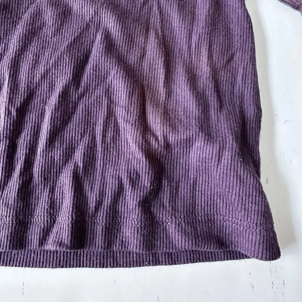Old Navy purple ribbed